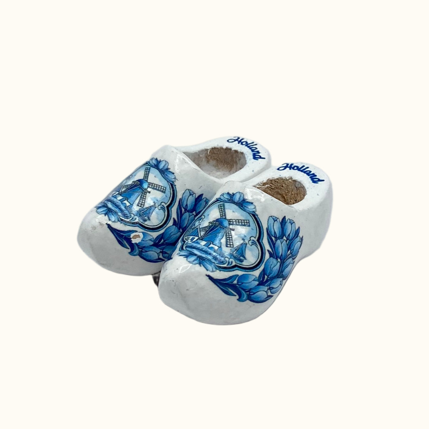 Magnet 2 Wooden Shoes 4cm