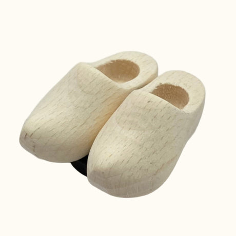 Magneet 2 houten schoenen 4 cm