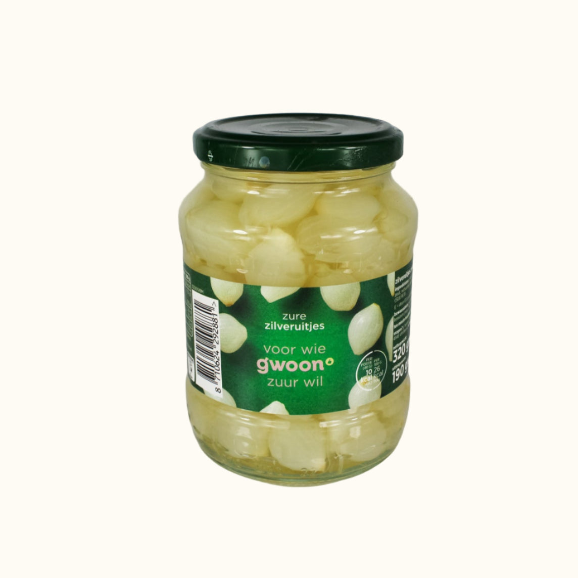 Gwoon Sour Silver Onions 320g