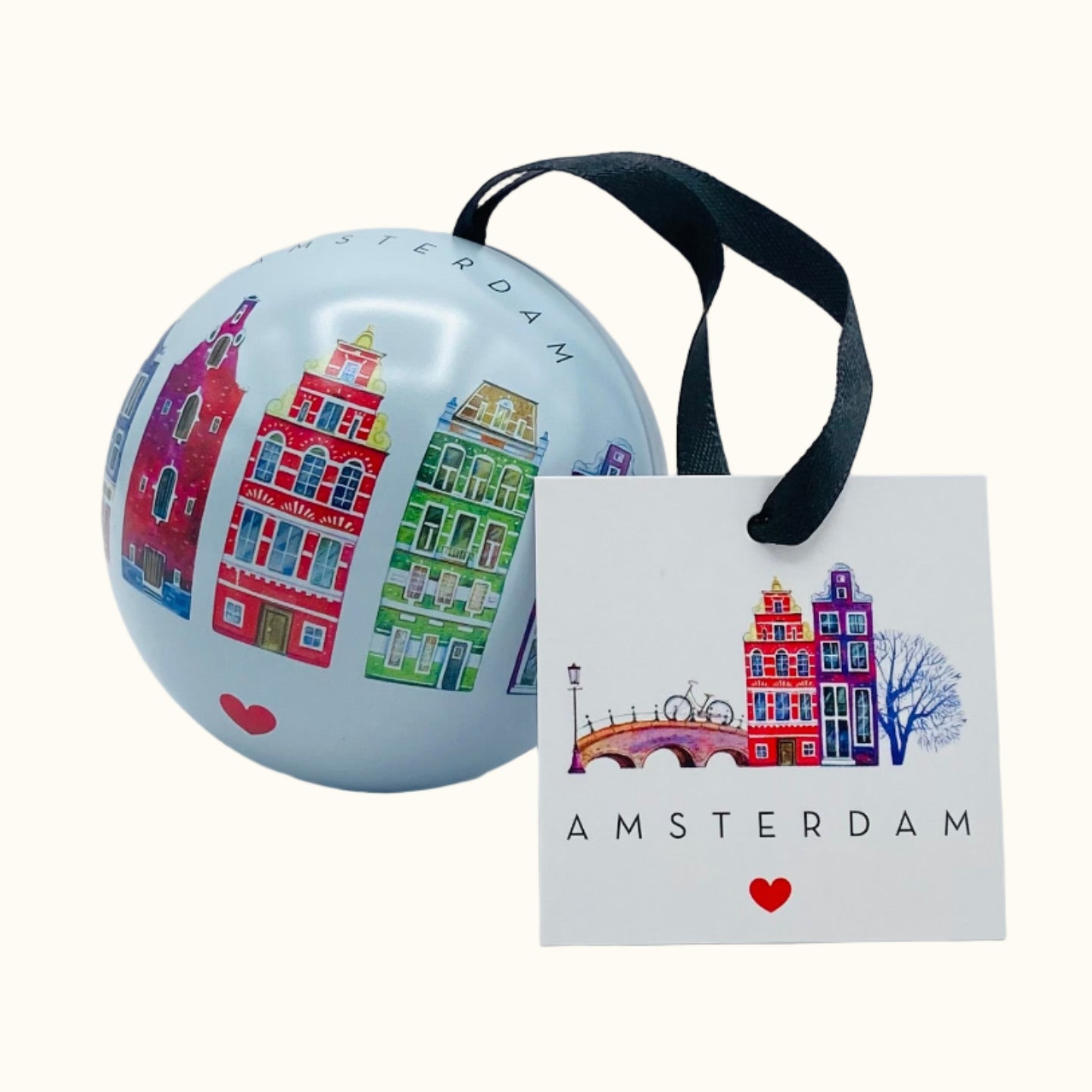 Christmas Ornament Amsterdam Houses