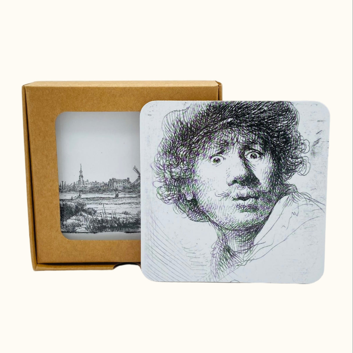 Onderzetterdoos – Rembrandt (knutseldoos)
