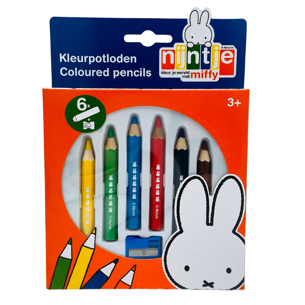 Crayons de couleur Miffy – Lot de 6