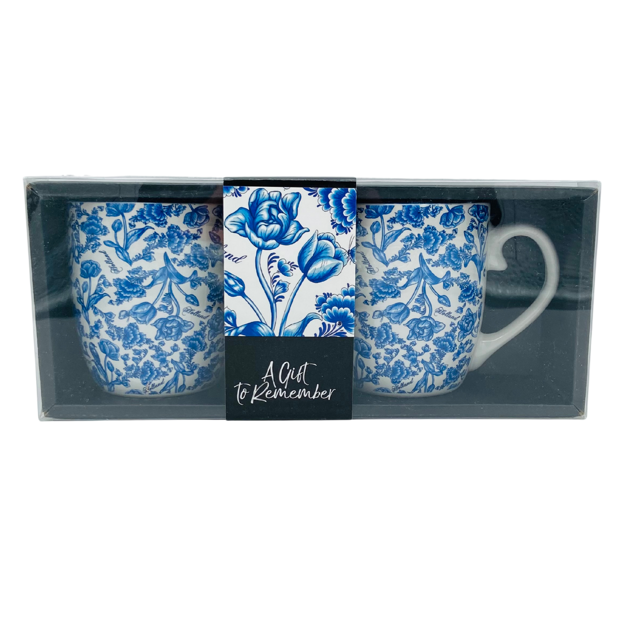 Lot de 2 tasses Petites Tulipes Bleu de Delft