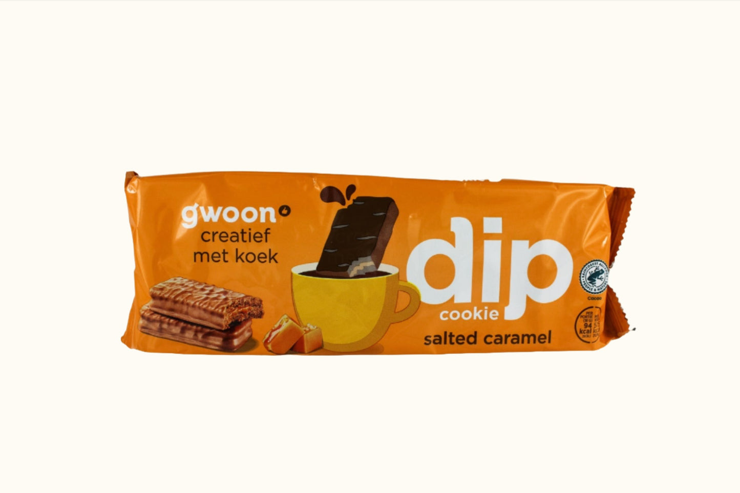 Gwoon Choco Dip Cookie Caramel Seasalt