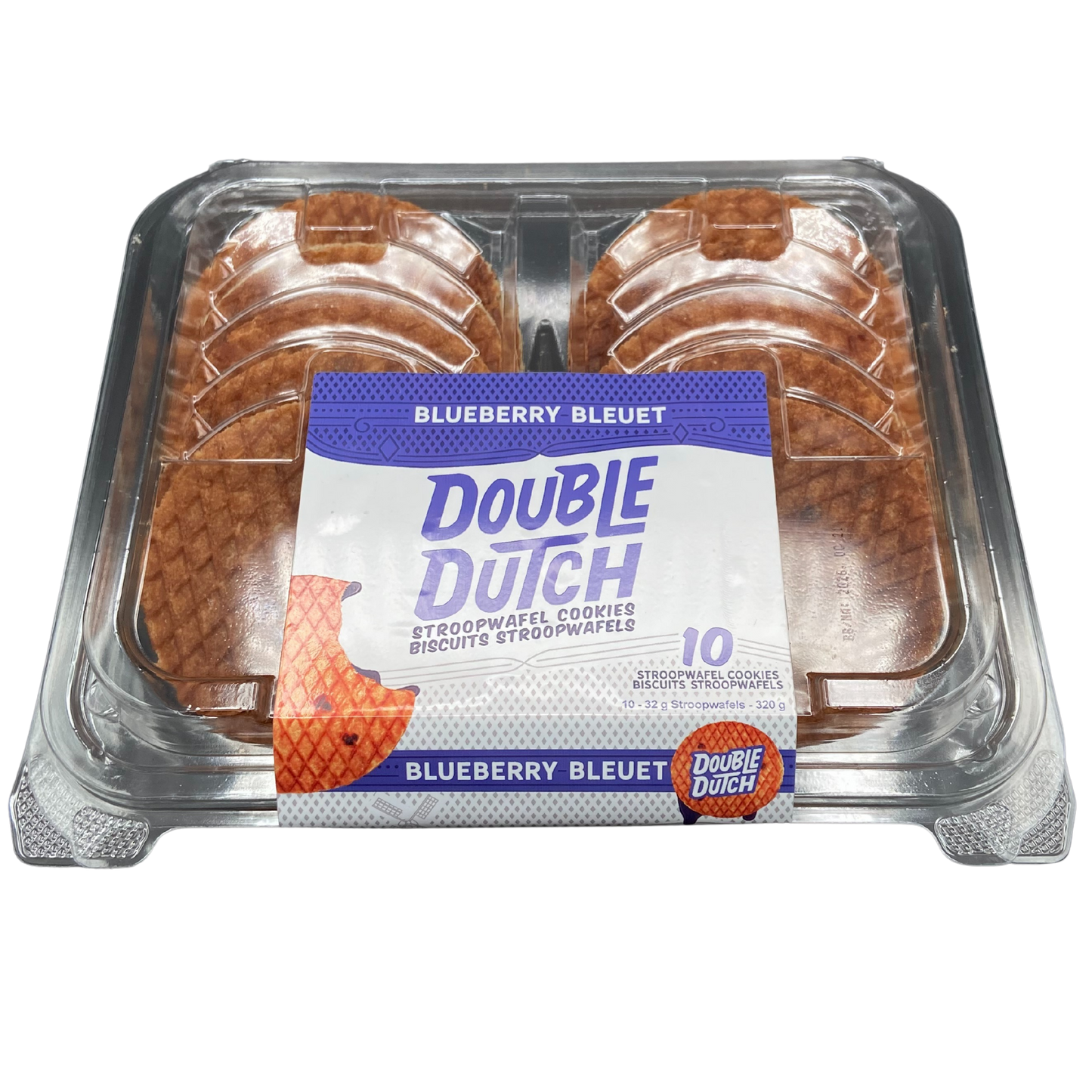 Double Dutch Syrup Waffle Blueberry 10pc