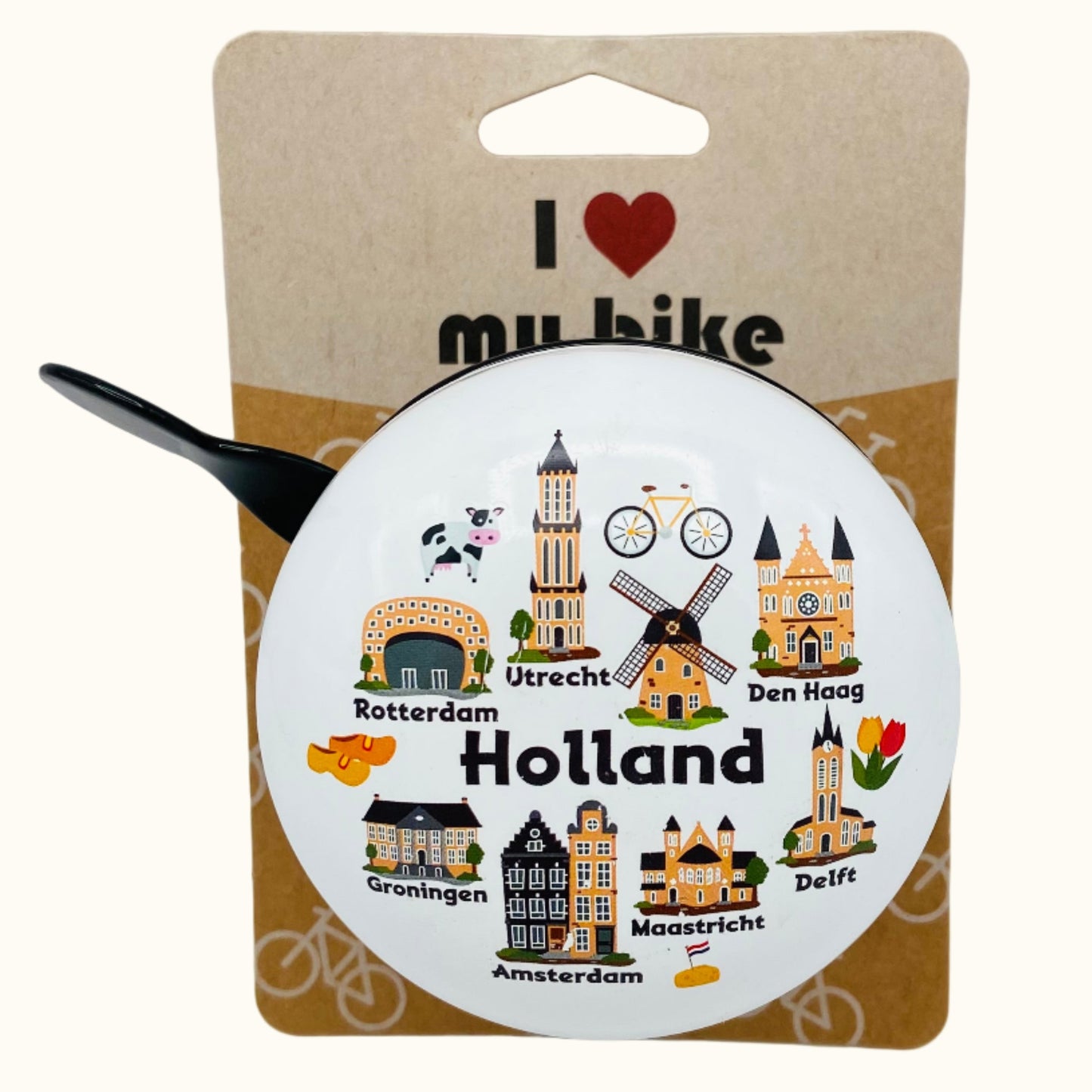 Holland Cities Bicycle Bell 80 mm