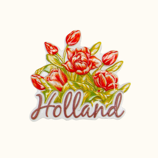 Tulips Holland Red Magnet