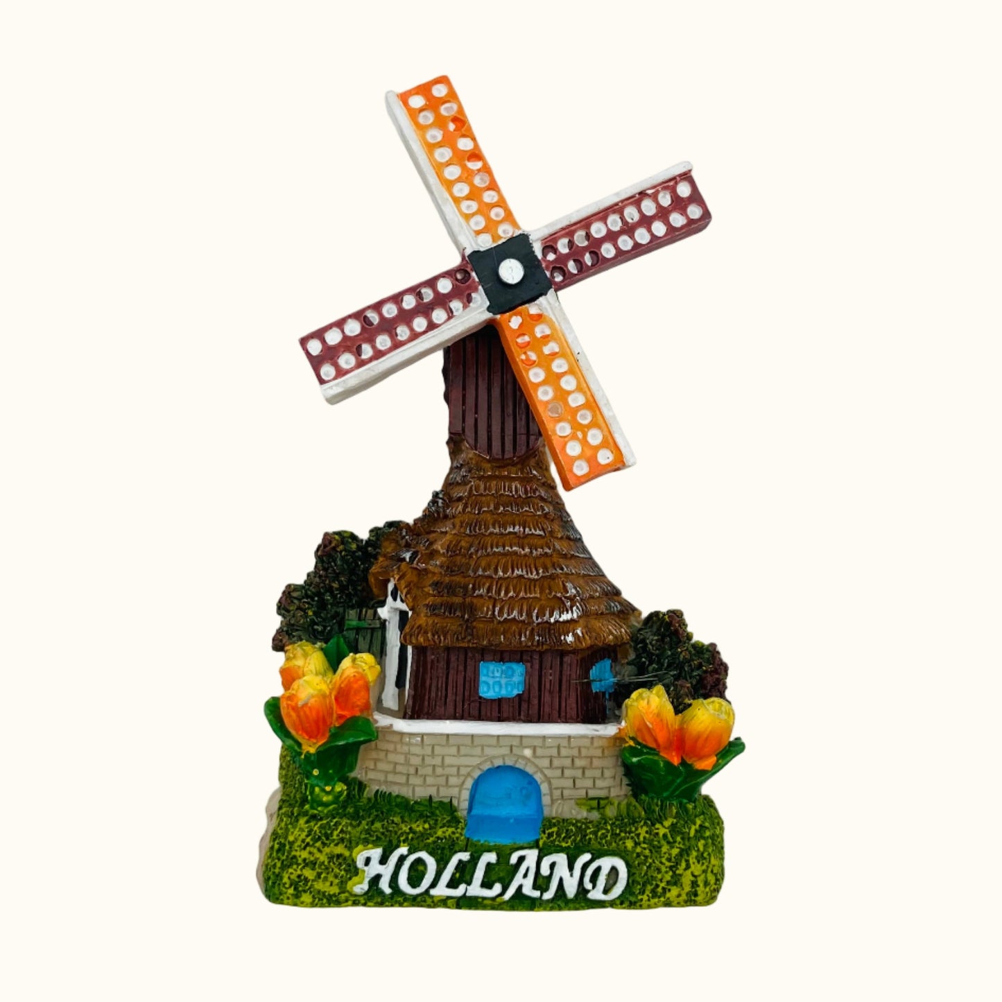 Windmill Magnet with Rotating Blades