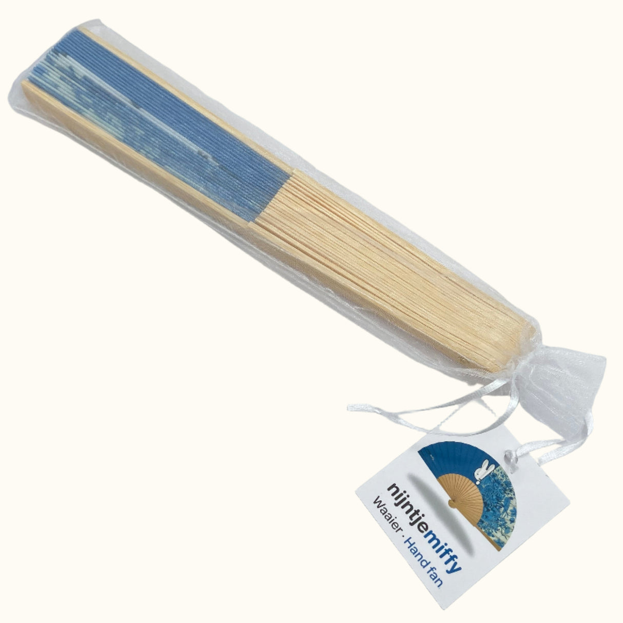 Éventail Miffy bleu