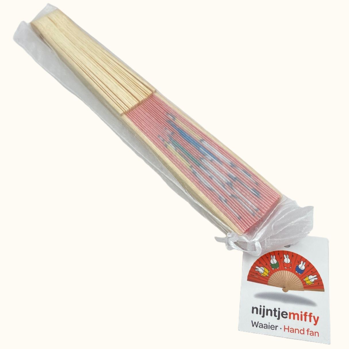 Éventail rouge Miffy