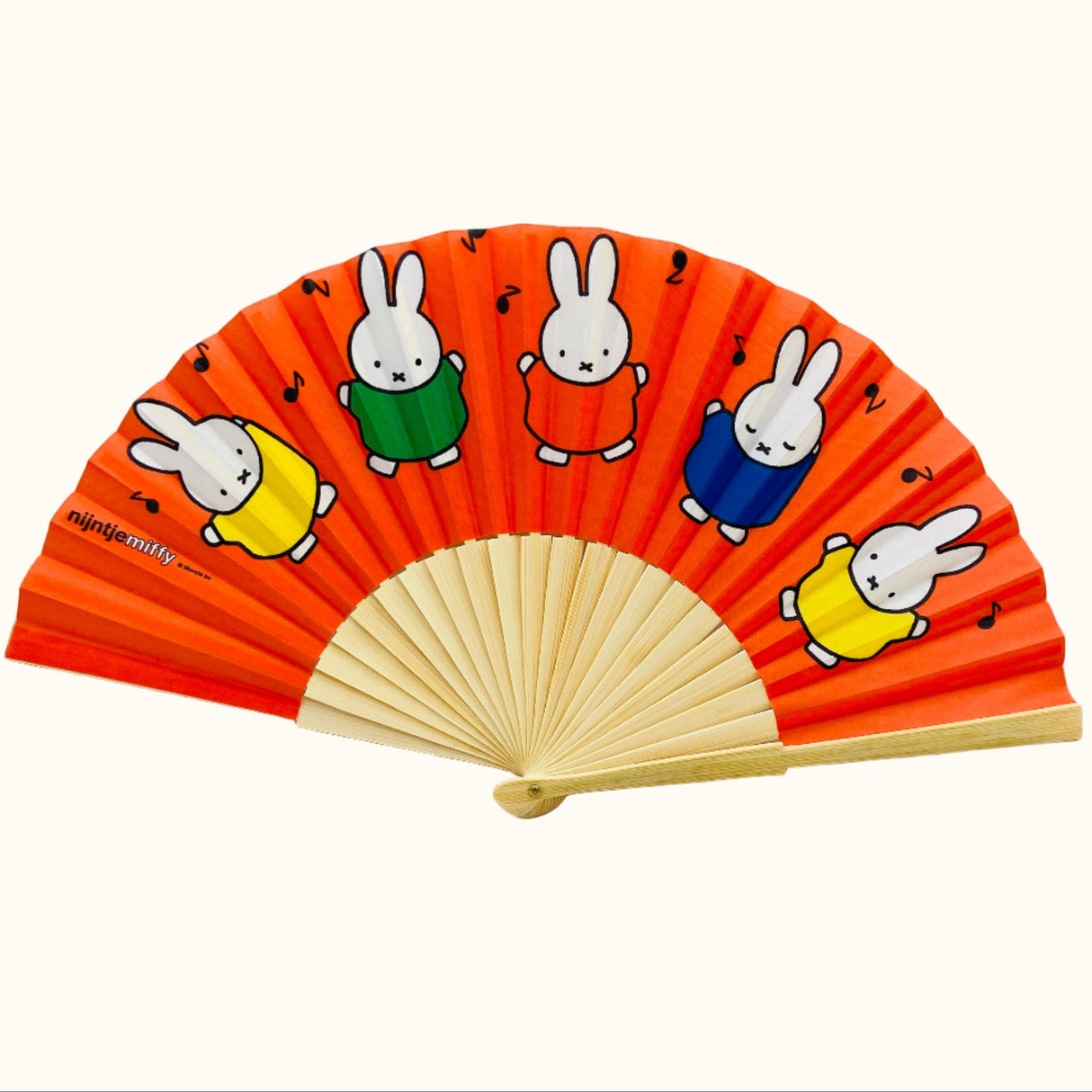 Éventail rouge Miffy