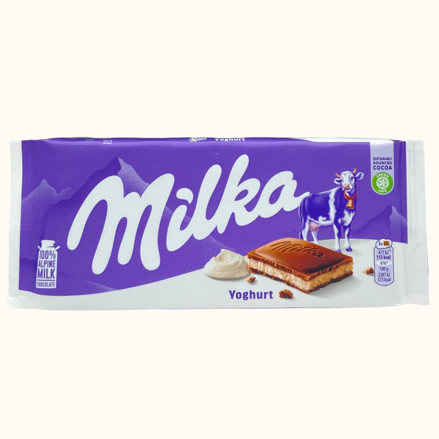 Barre aux fraises Milka