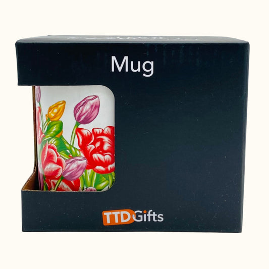 Mug Tulips Multi Colour Large