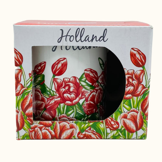 Mug Tulips Red