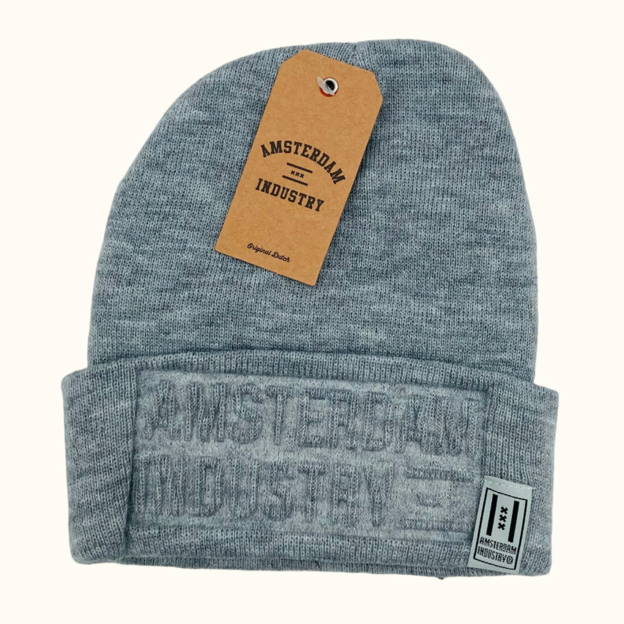 Grijze Amsterdam Beanie