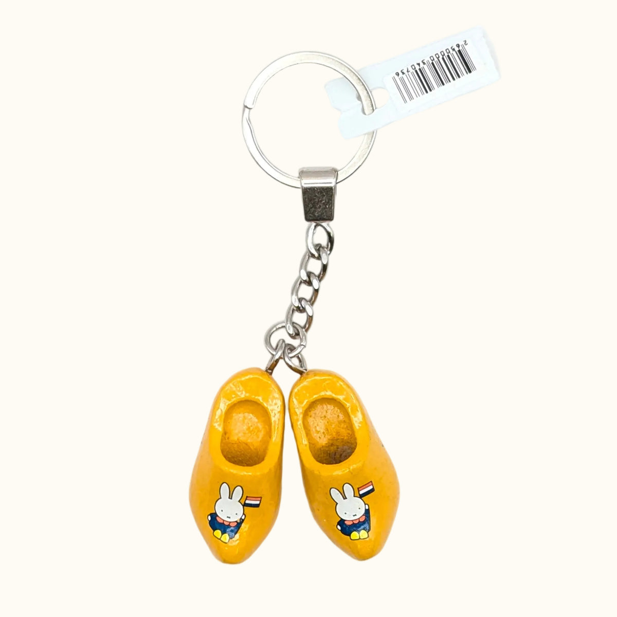 Keychain Miffy Farmers Shirt Yellow 2 Clogs 4 cm