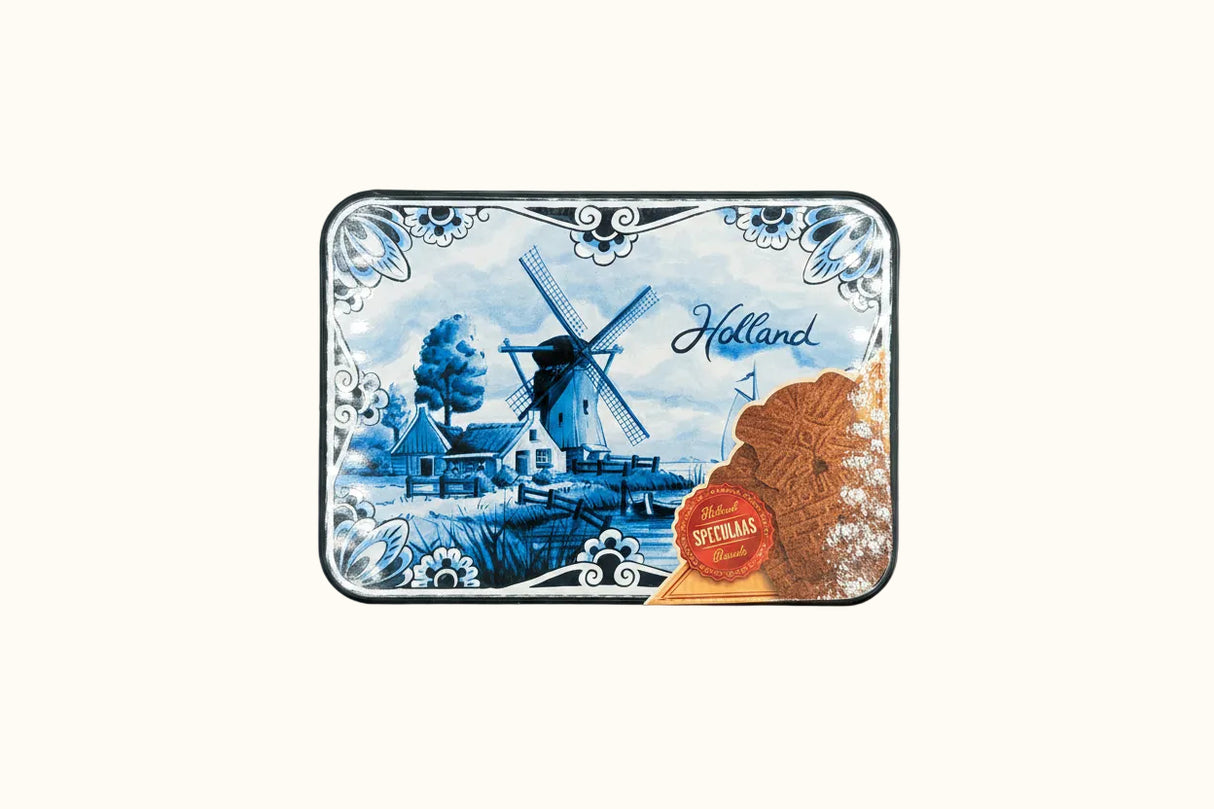 Speculaas Tin Delft Blue Holland