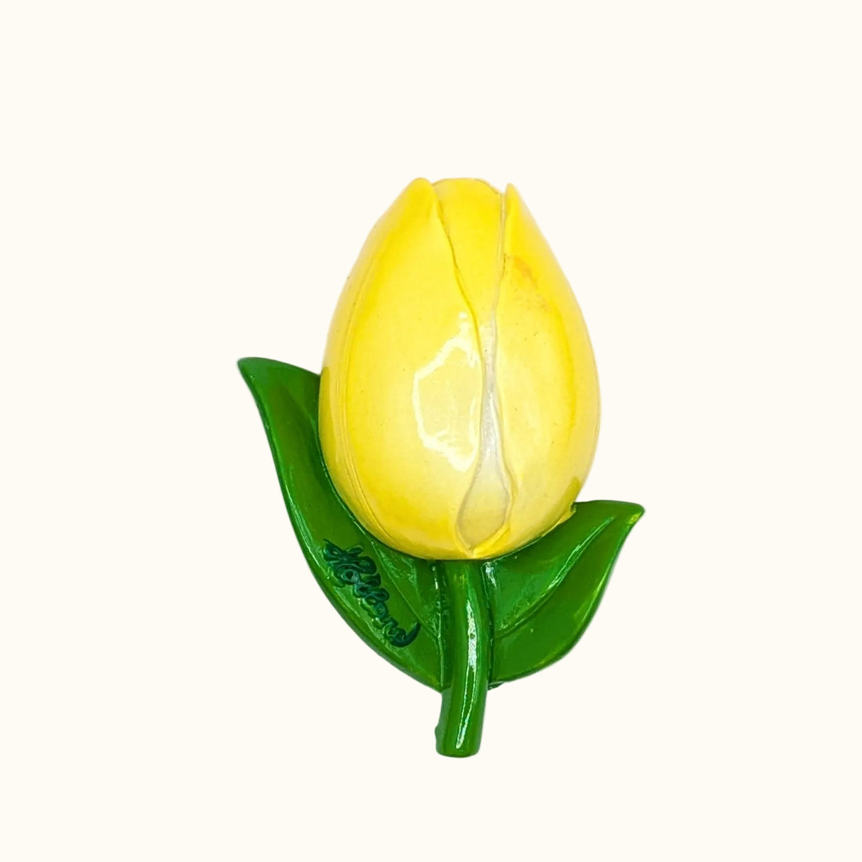 Polystone Magnet 3D Lime Tulip Holland