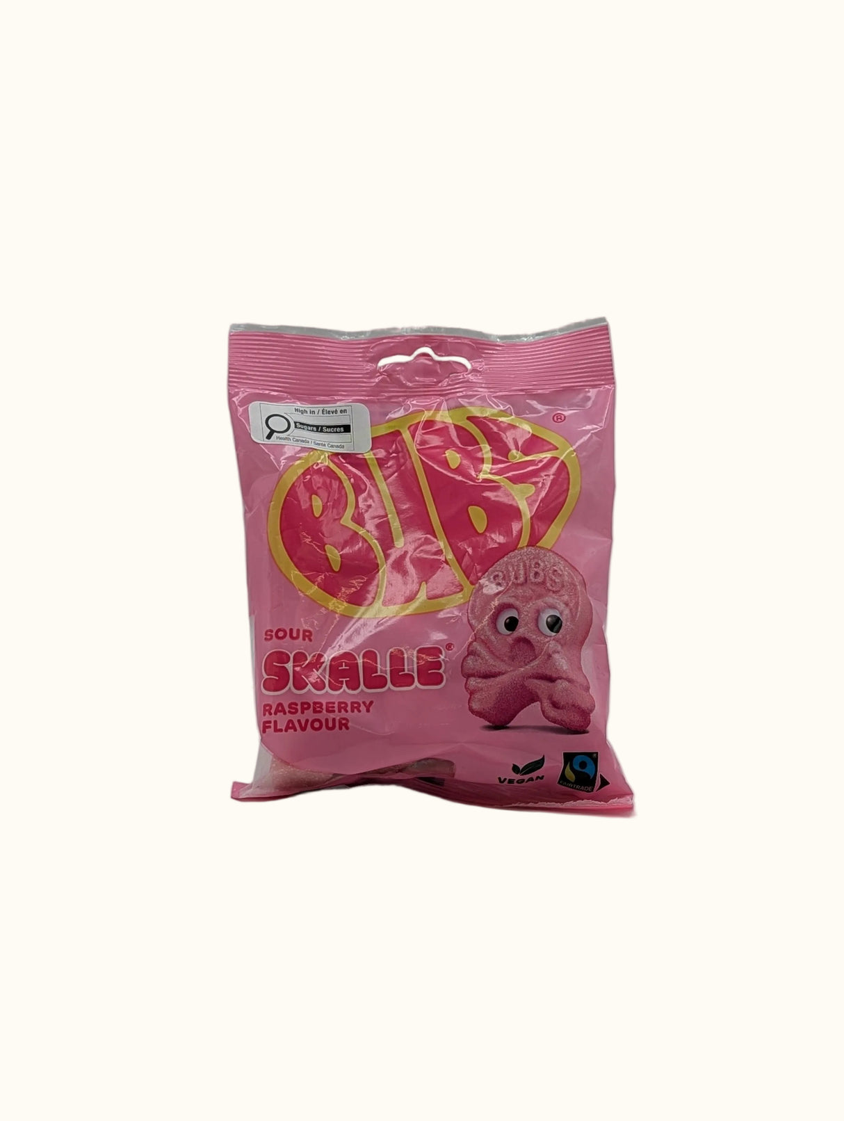 Bubs Sour Skalle Raspberry 90g