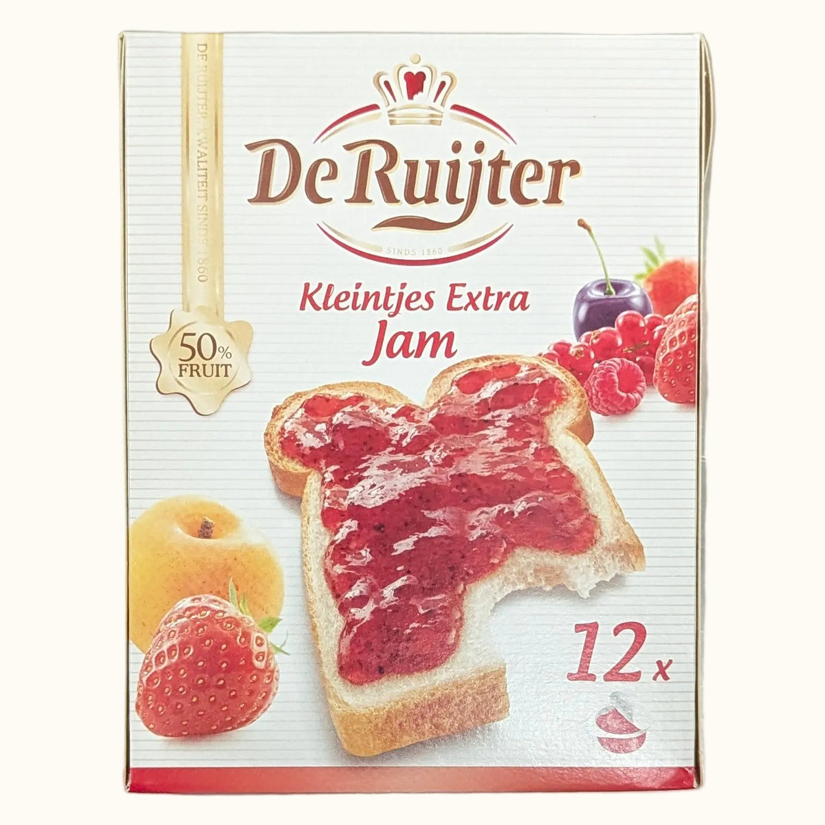 De Ruijter Little Jams 12pc (Cherry, Strawberry, Four Fruits, and Apricot) 300g