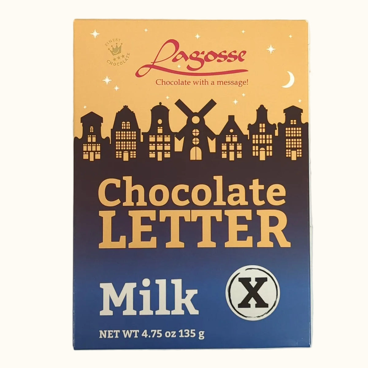 Lagosse Chocolate Letters Milk 135g