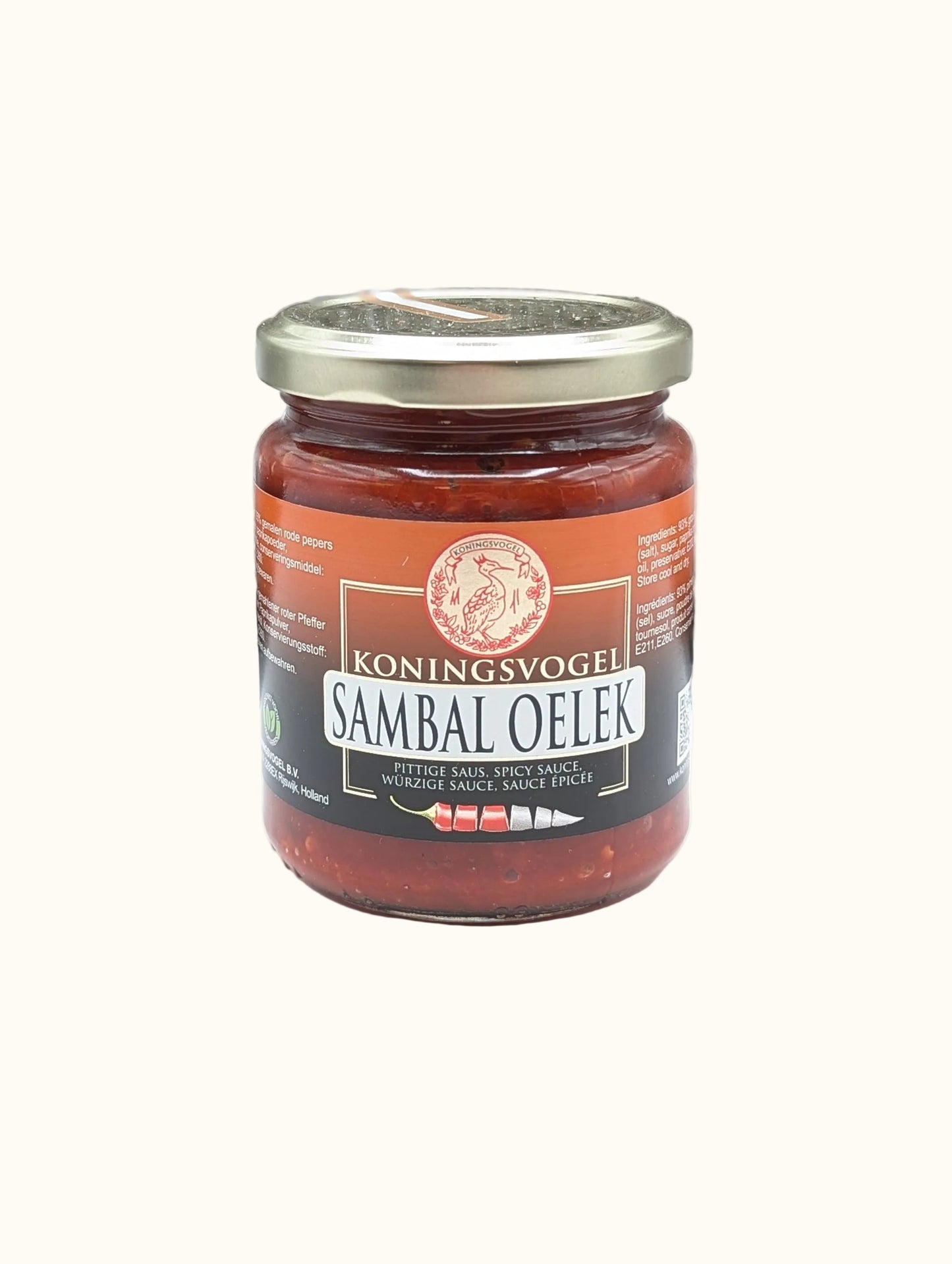 Koningsvogel Oelek Sambal 270g