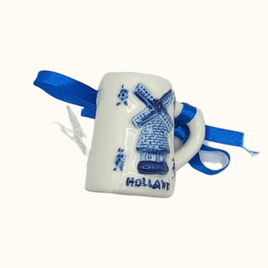 Christmas Ornament Mug with Windmill