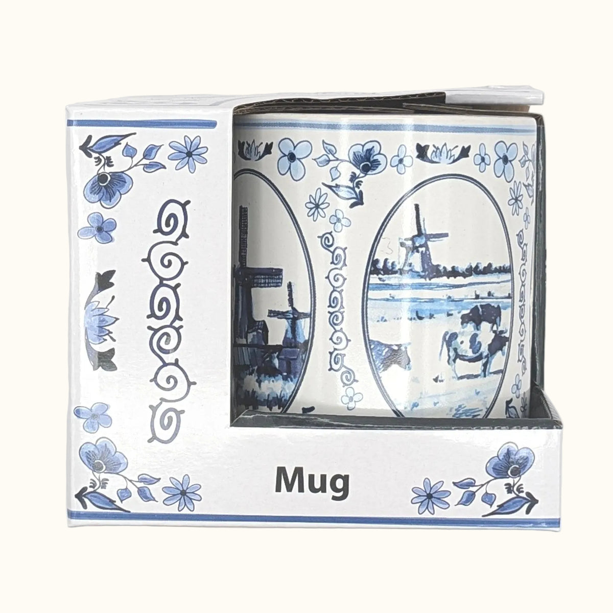 Mug Amsterdam Dutch Blue 9.5cm