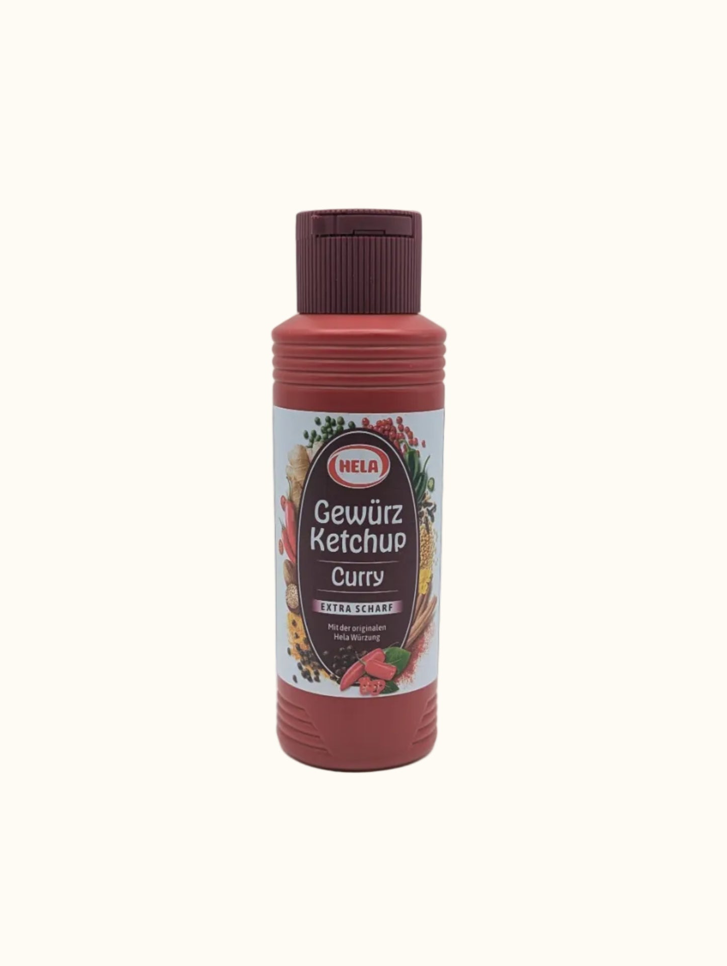 Hela Kruiden Ketchup Curry Extra Hot 300ml