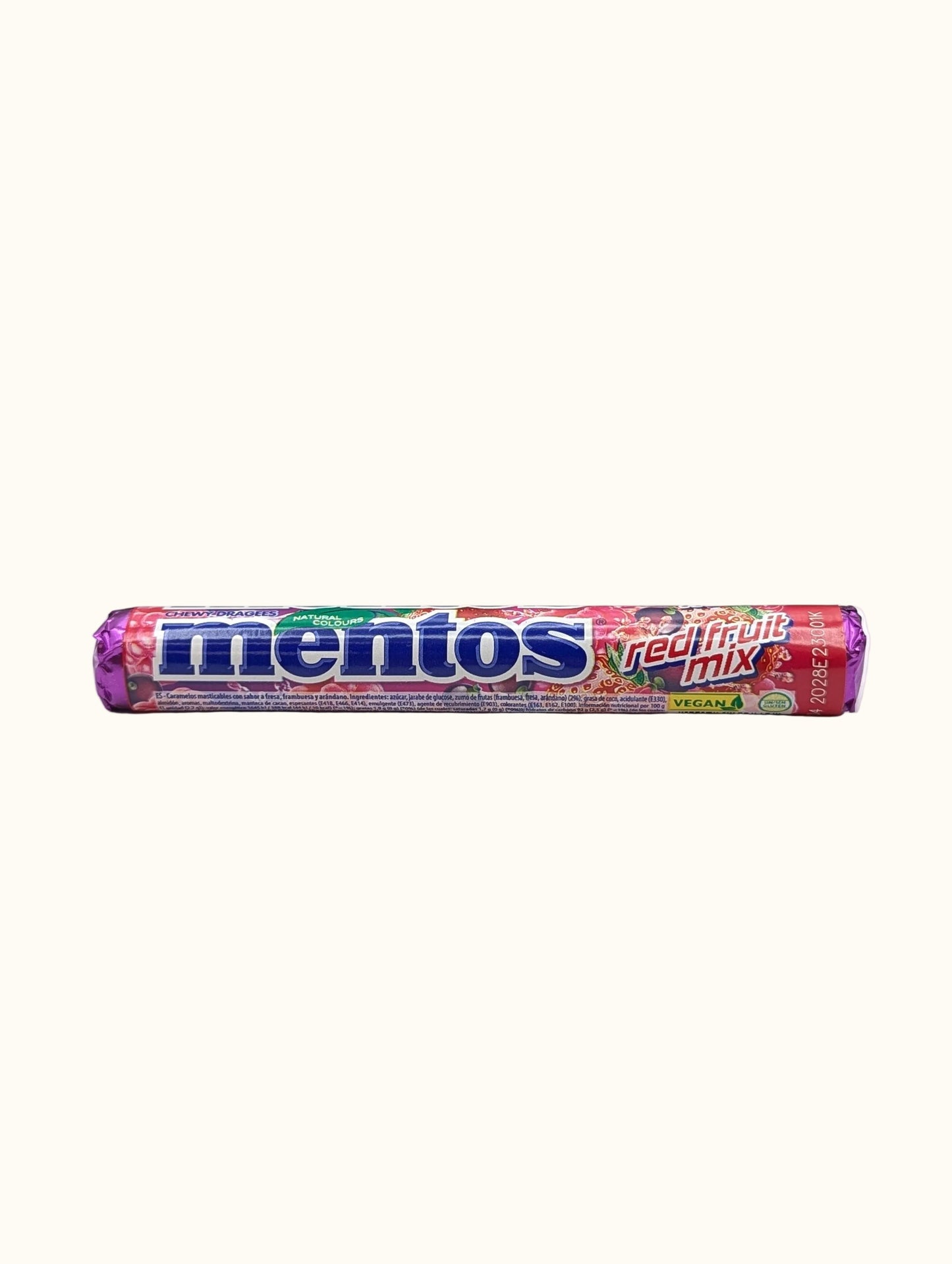 Mentos Red Fruit Mix Roll 37.5g