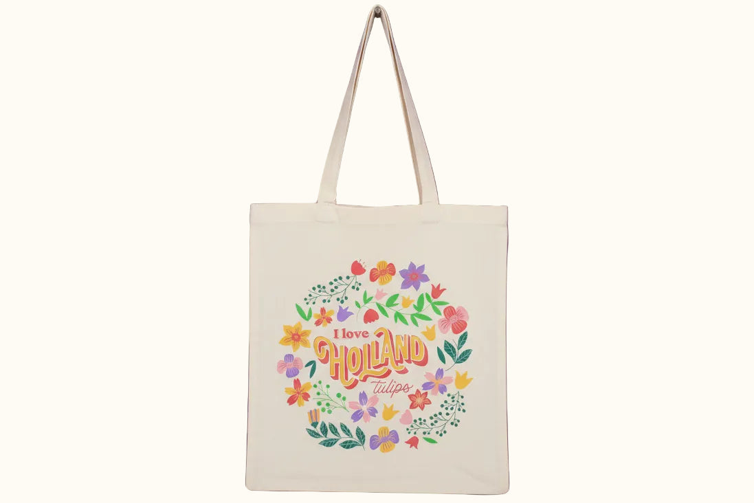 Cotton Bag Love Tulips Holland