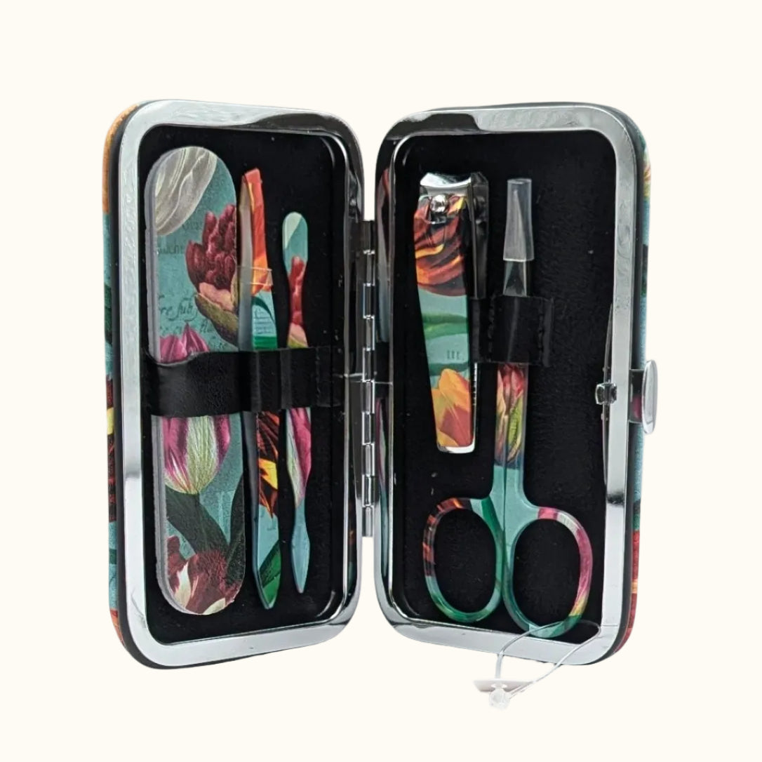 Manicure Set Green 'Pretty Tulips'