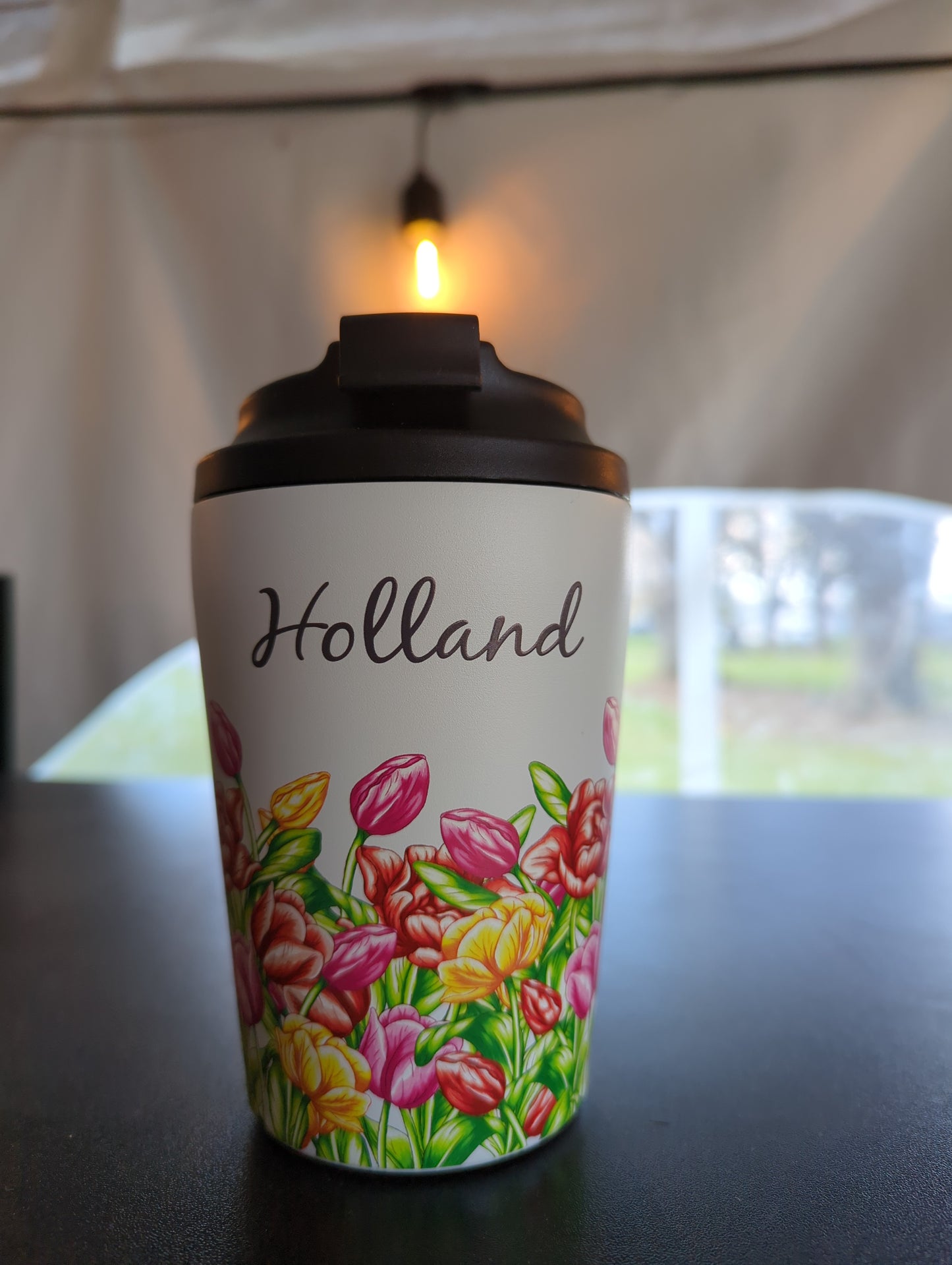 Dutch Groceries Coffee2go Tulips Multi 12OZ