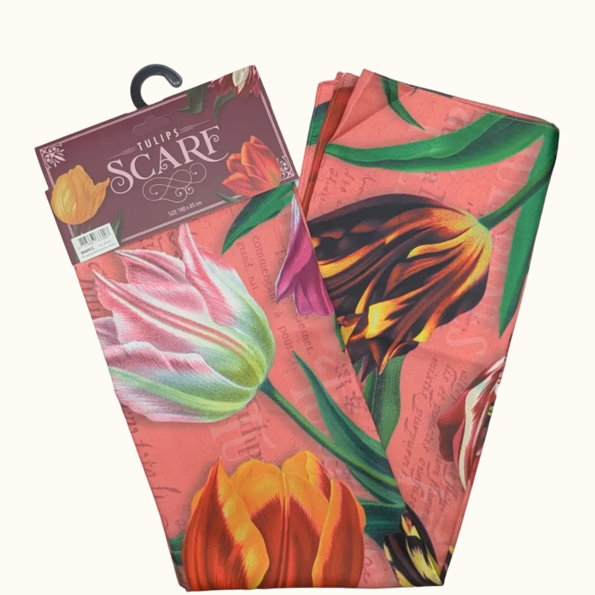 Pretty Tulips Scarf Pink