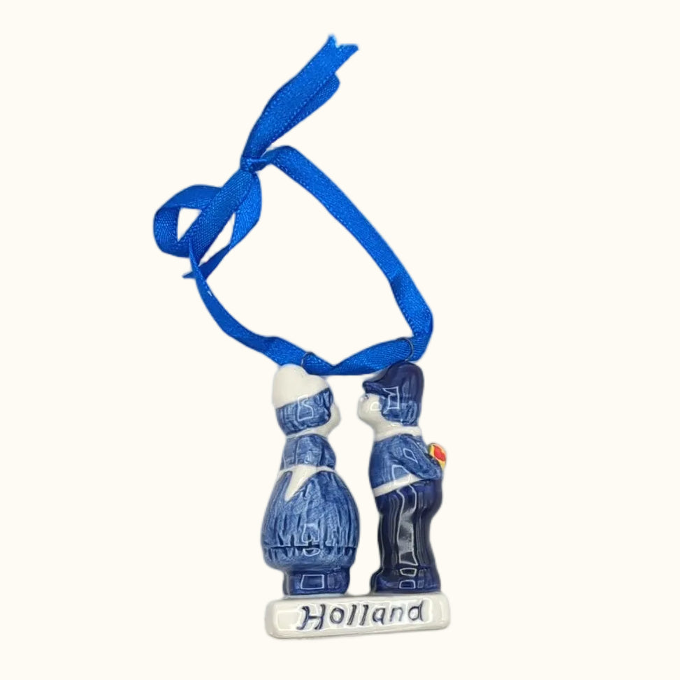 Christmas Ornament Kissing Couple