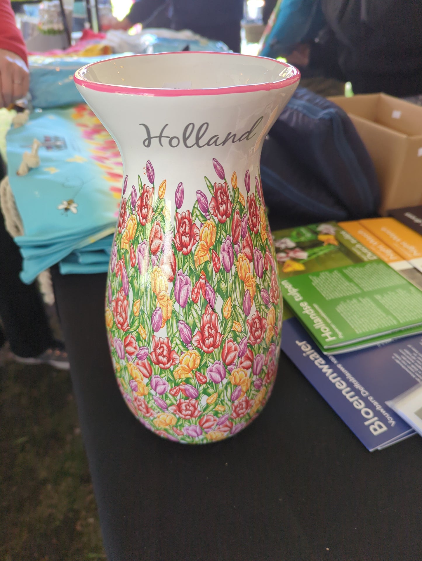 Dutch Groceries Vase Wide Top 30cm