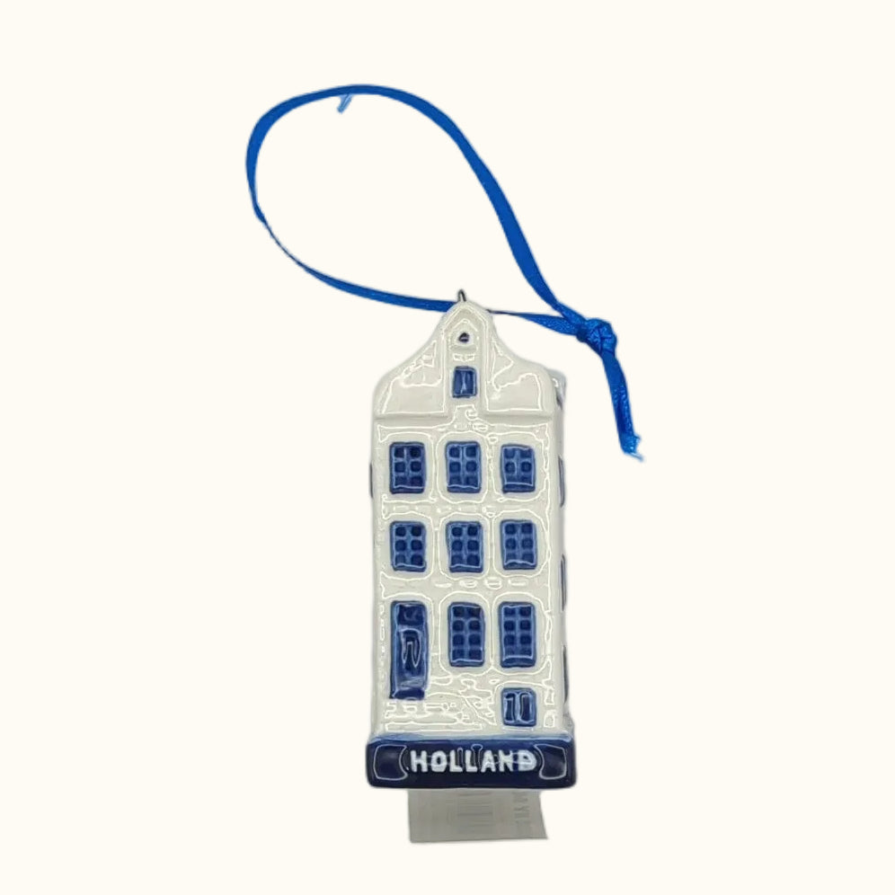 Ceramic Bell Gable House Ornament