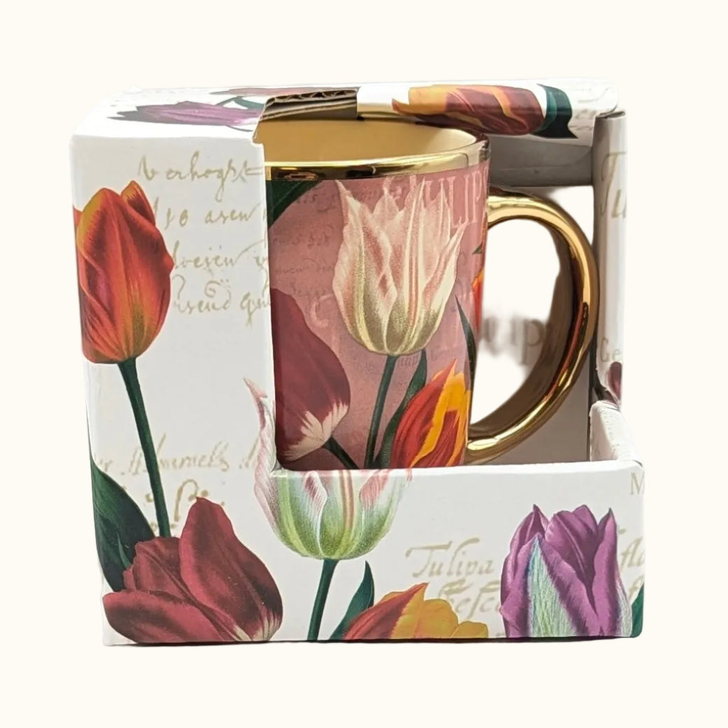 Mug Small Pink 'Pretty Tulips'