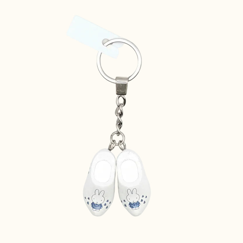 Porte-clés Miffy Souvenir Bleu 2 Sabots 4 cm
