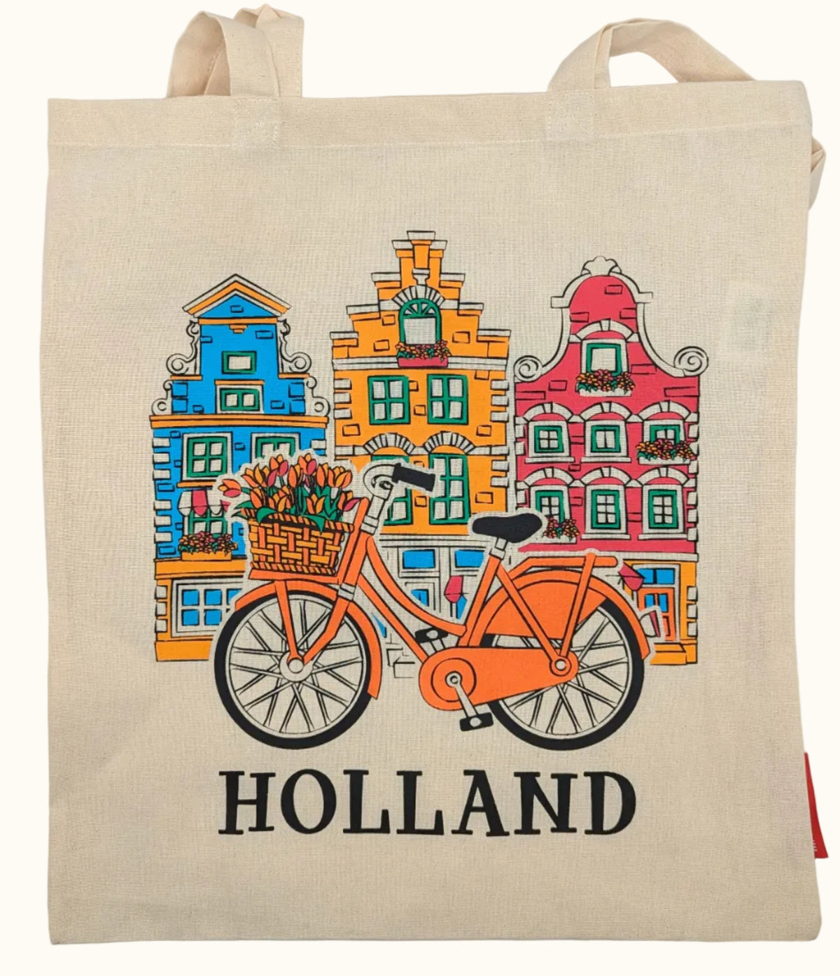 Cotton Bag Happy Houses Holland