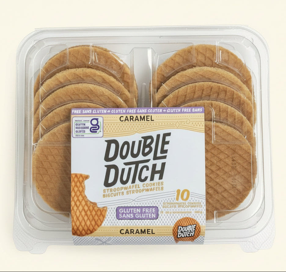 Double Dutch Syrup Waffle GLUTEN FREE Caramel 10pc