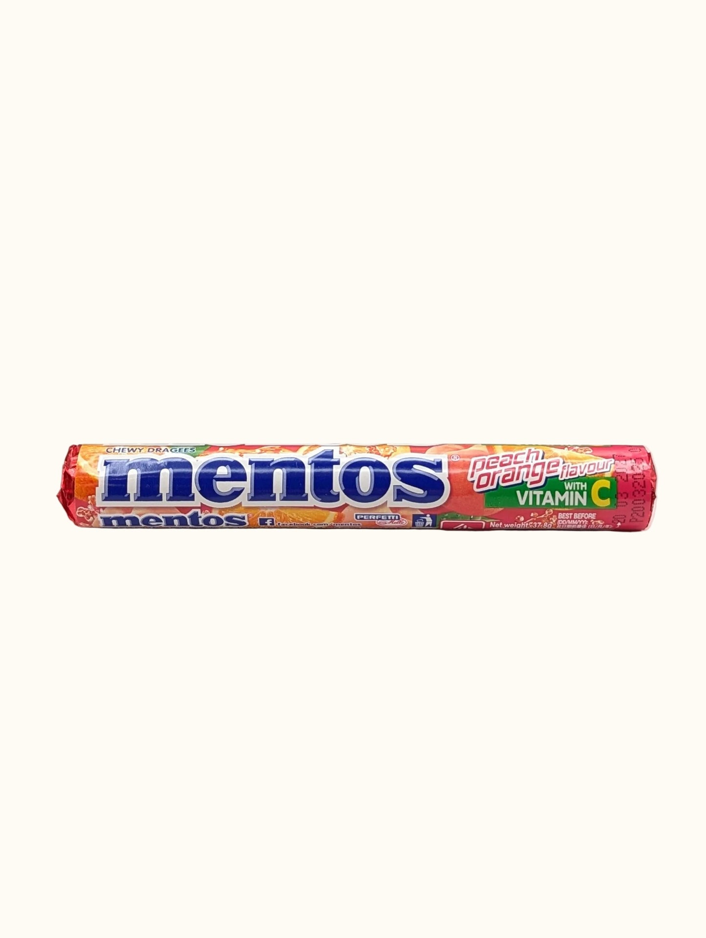 Mentos Peach Orange 37.5g