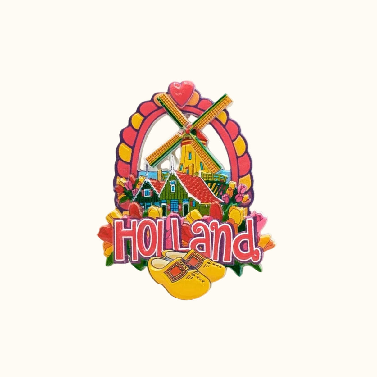 Polyprint Magnet Frame Windmill Holland