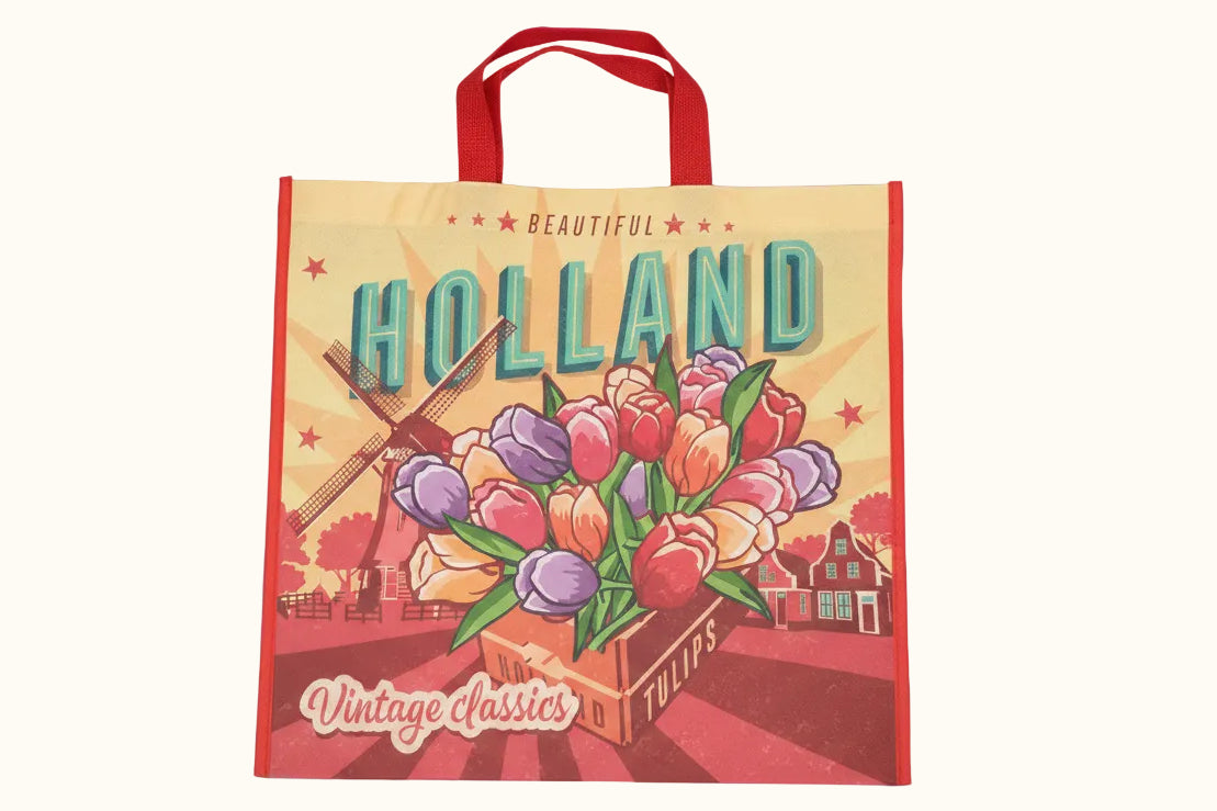 Shopper Vintage Bunch Of Tulips Holland
