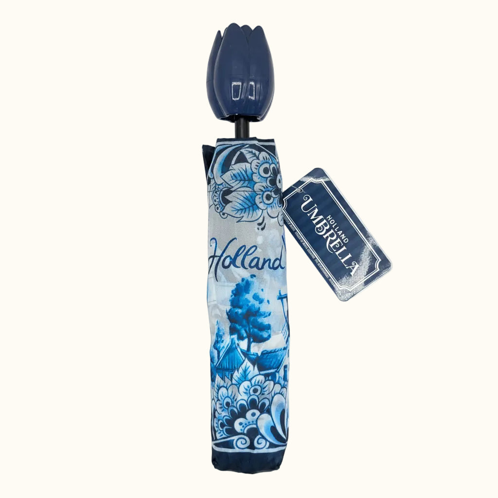 Umbrella Delft Blue Windmill