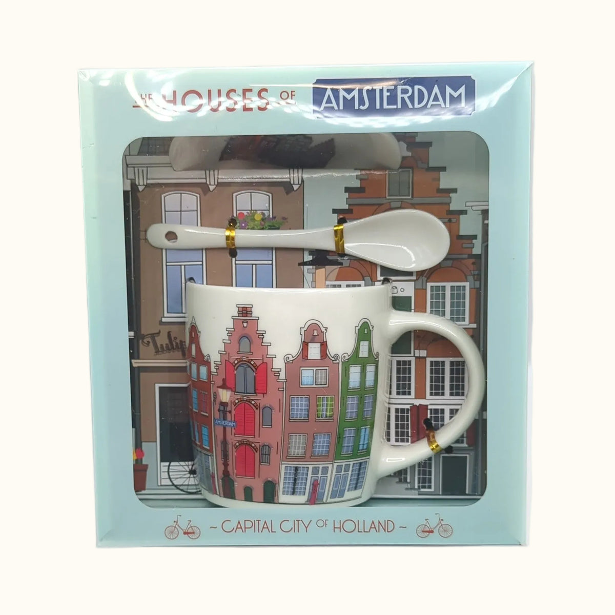 Mug In Box Spoon And Saucer Houses