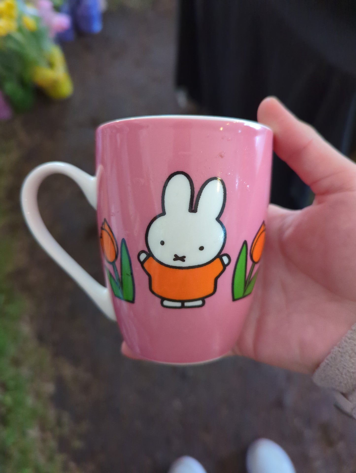 Mug Relax Miffy Tulipes Rose