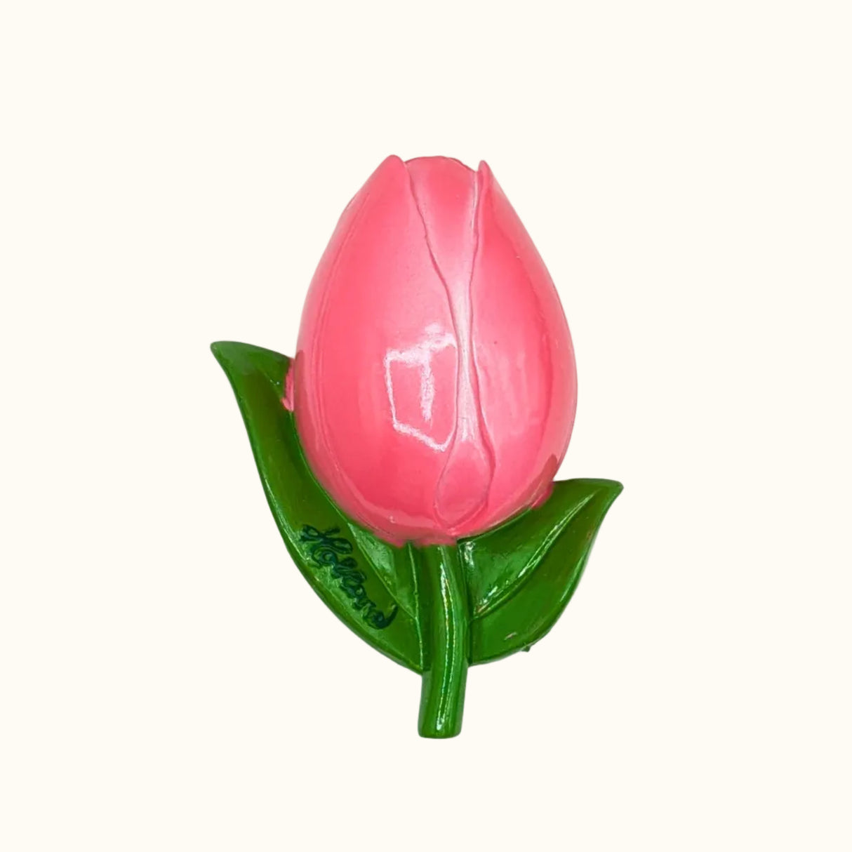 Polystone Magnet 3D Fuchsia Tulip Holland