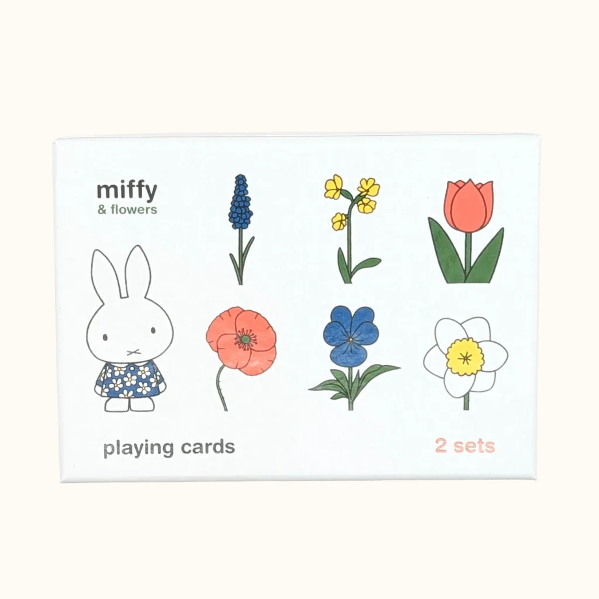 Playing Cards Set Miffy And Flowers