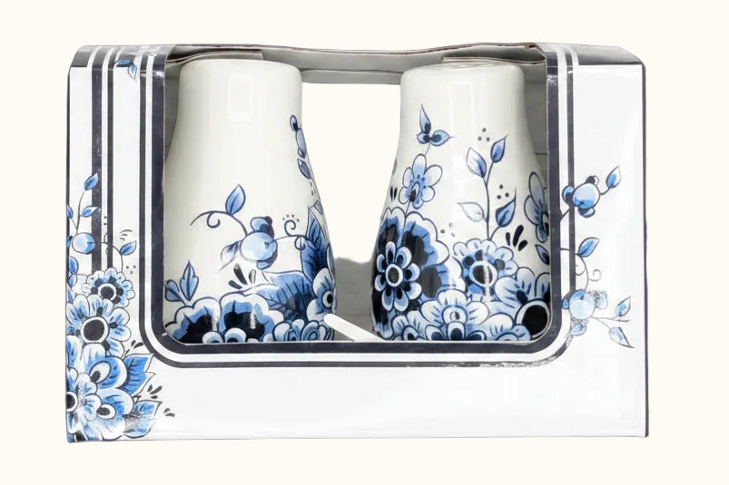 Ceramic Salt & Pepper Set Delft Blue